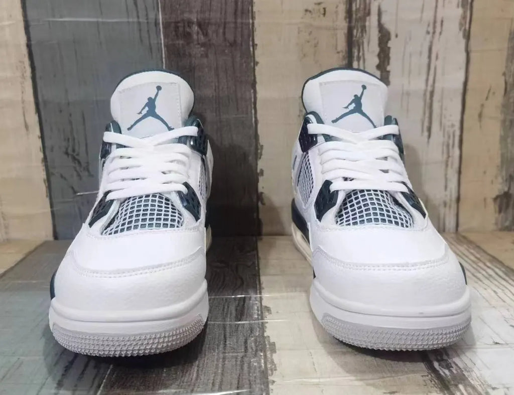 Air Jordan 4 Retro White Pine Green - Hình 4