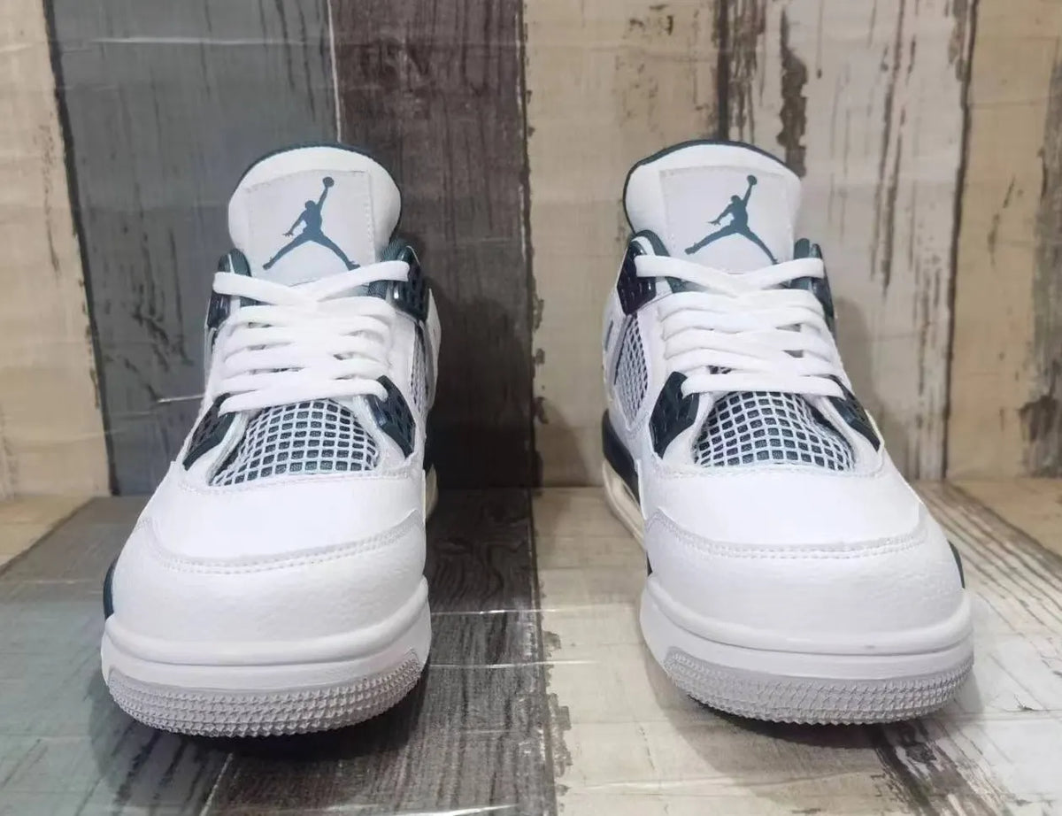Air Jordan 4 Retro White Pine Green - Hình 4