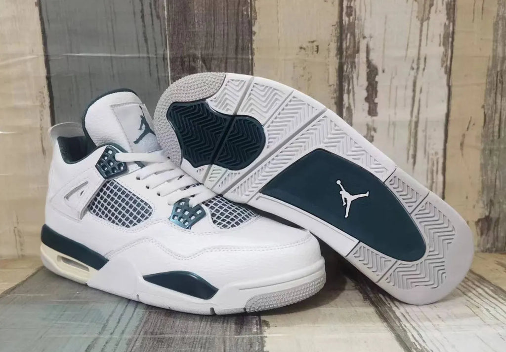 Air Jordan 4 Retro White Pine Green