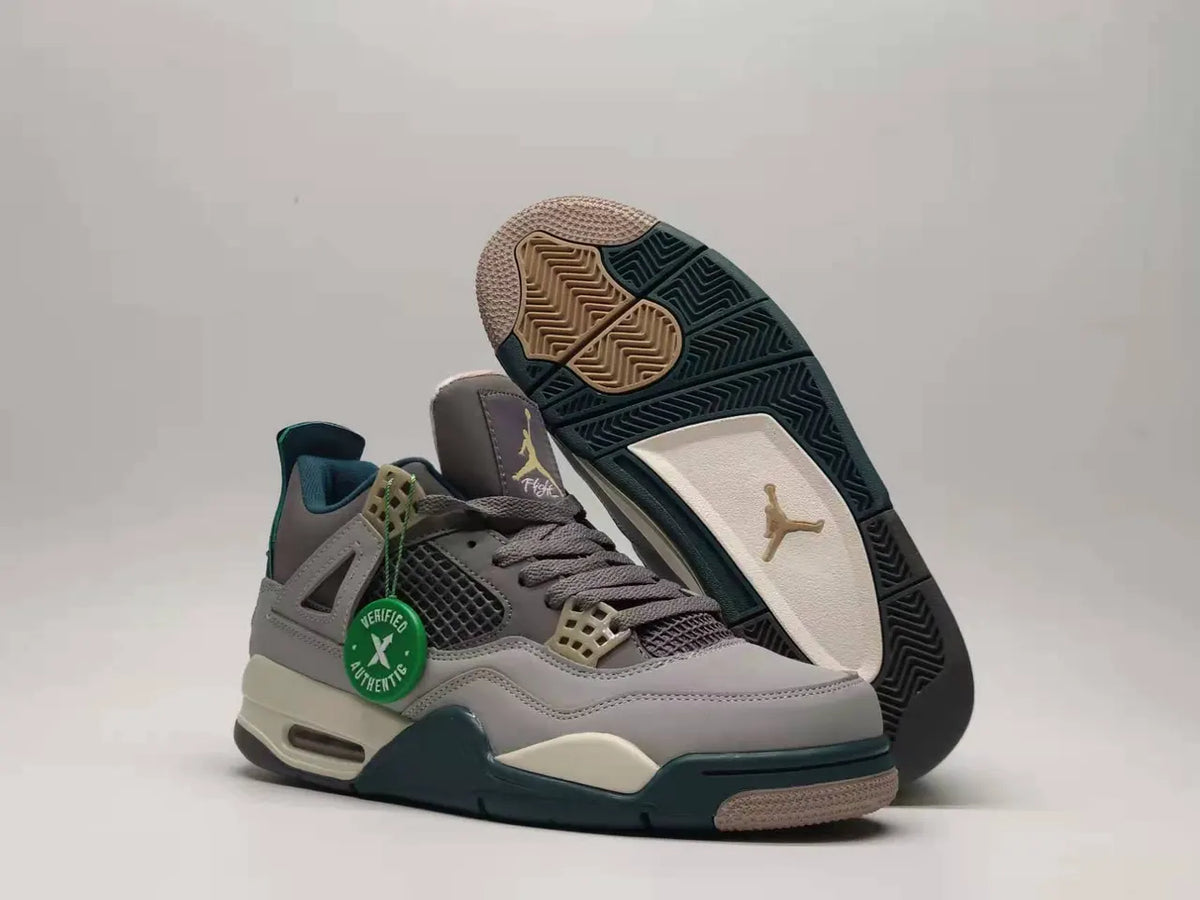 Jordan 4 Retro Grey Green - Hình 2
