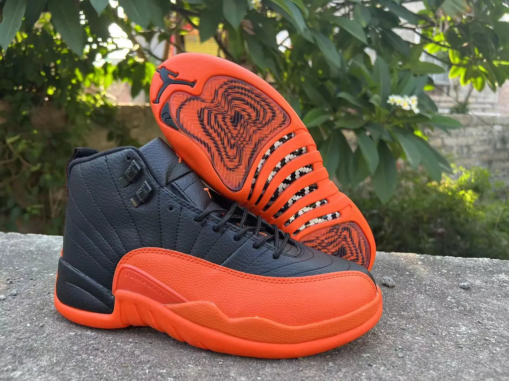 Air Jordan 12 Black Orange - Hình 4
