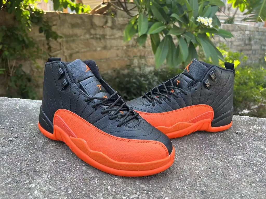 Air Jordan 12 Black Orange - Hình 3