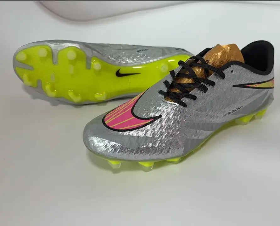 Hypervenom Silver/Pink Soccer
