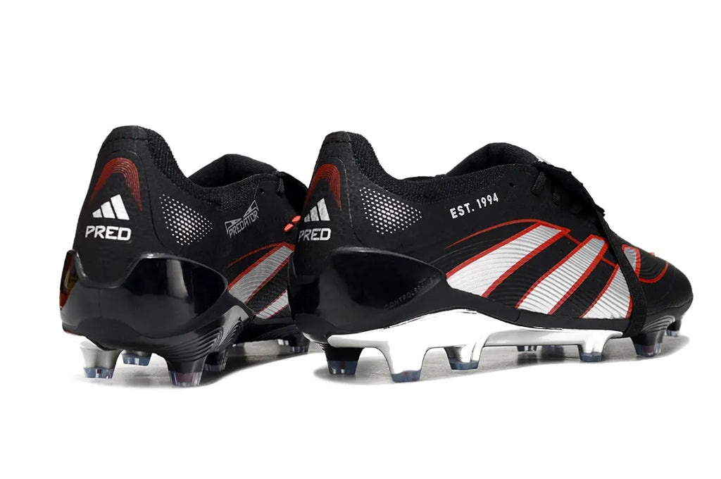 precision Adidas Predator Black/Red - Hình 4