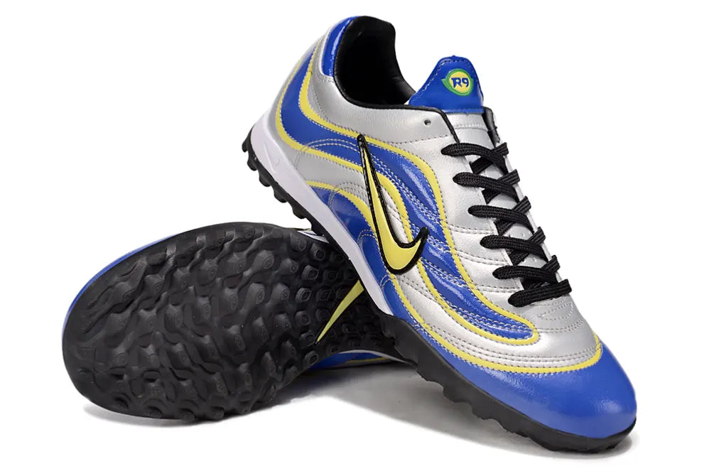 Nike Silver/Blue Turf Shoe - Hình 3