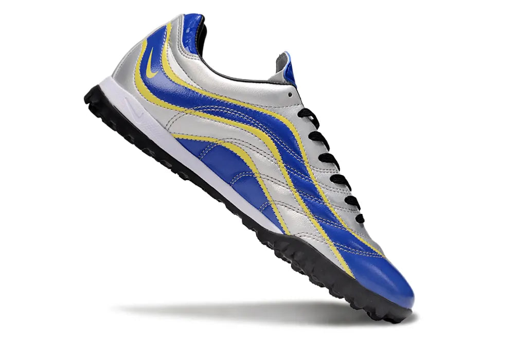 Nike Silver/Blue Turf Shoe