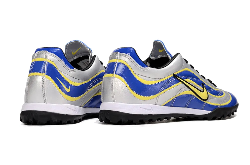 Nike Silver/Blue Turf Shoe - Hình 4