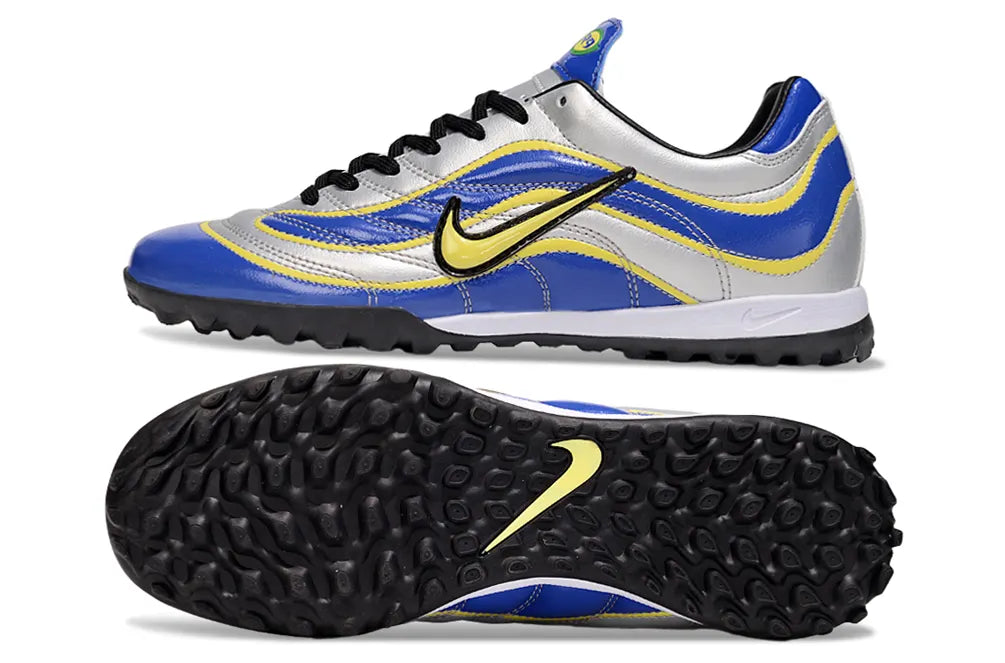 Nike Silver/Blue Turf Shoe - Hình 6