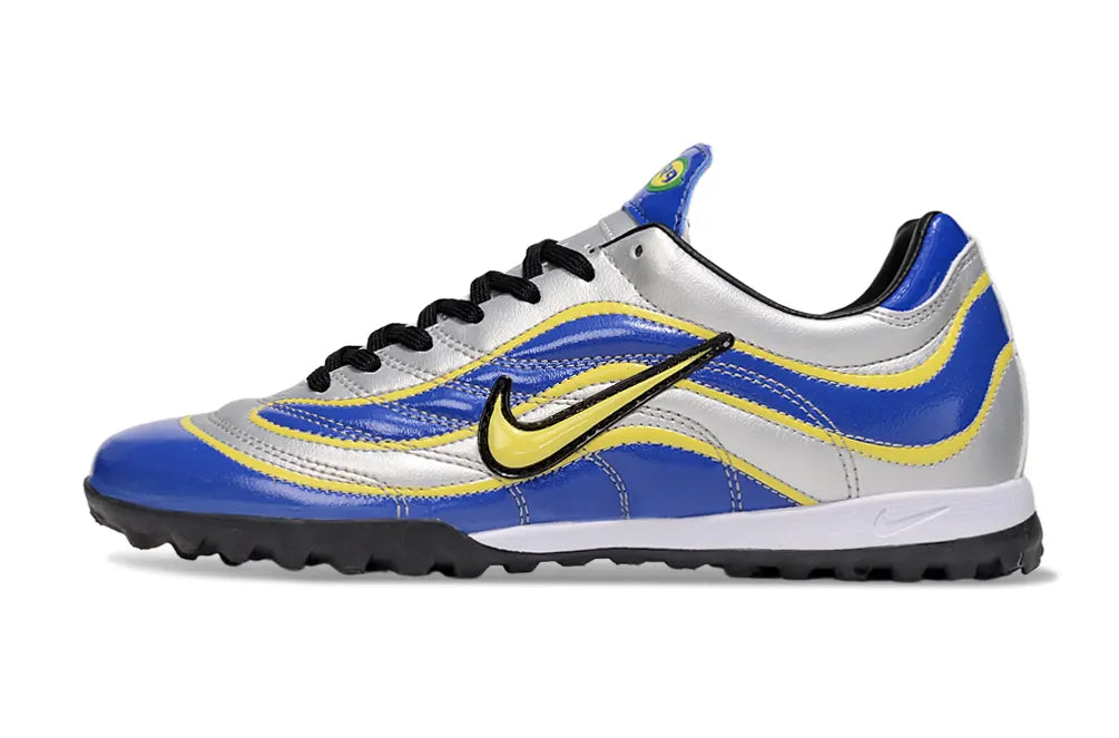 Nike Silver/Blue Turf Shoe - Hình 7