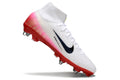 Nike Mercurial White/Pink Soccer Cleats