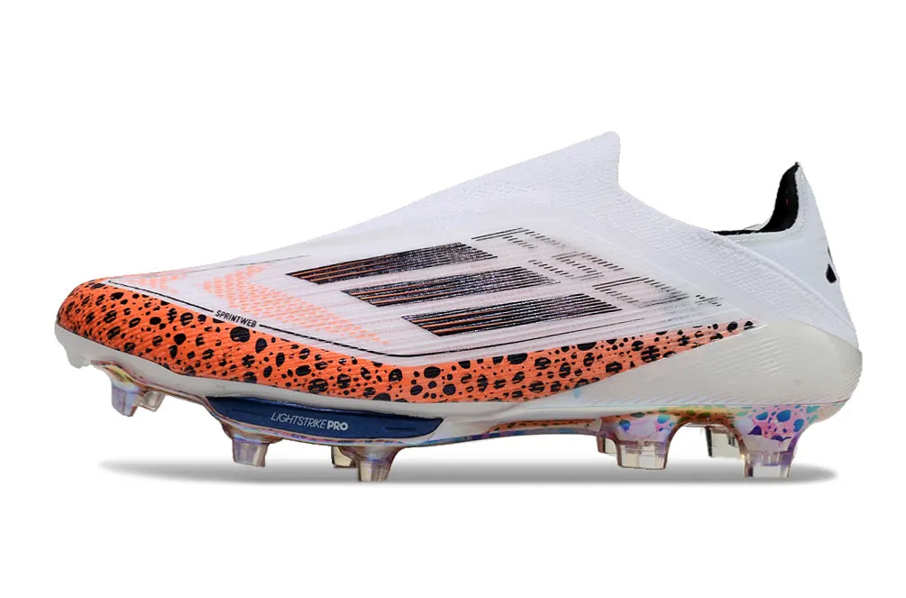 Adidas F50 White Orange Soccer Cleats - Hình 6