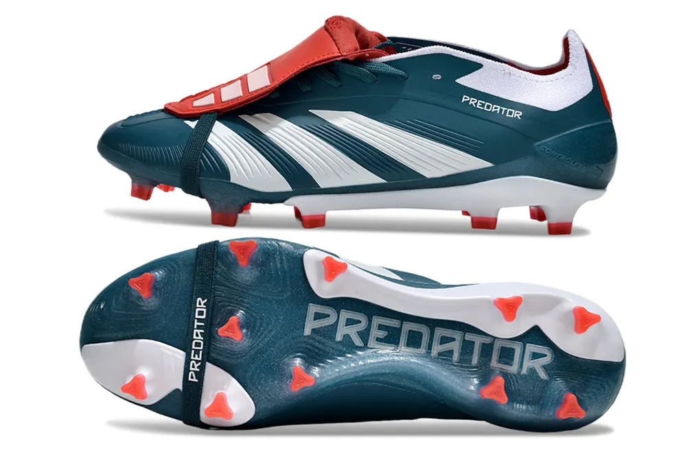 Adidas Predator Teal/Red Cleats - Hình 6