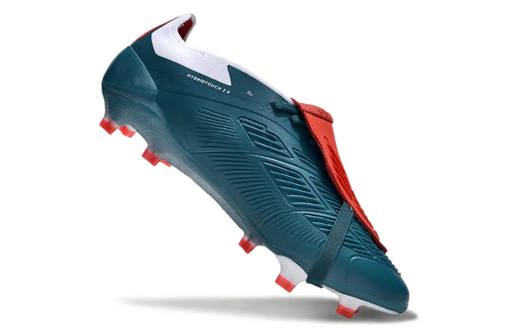 Adidas Predator Teal/Red Cleats