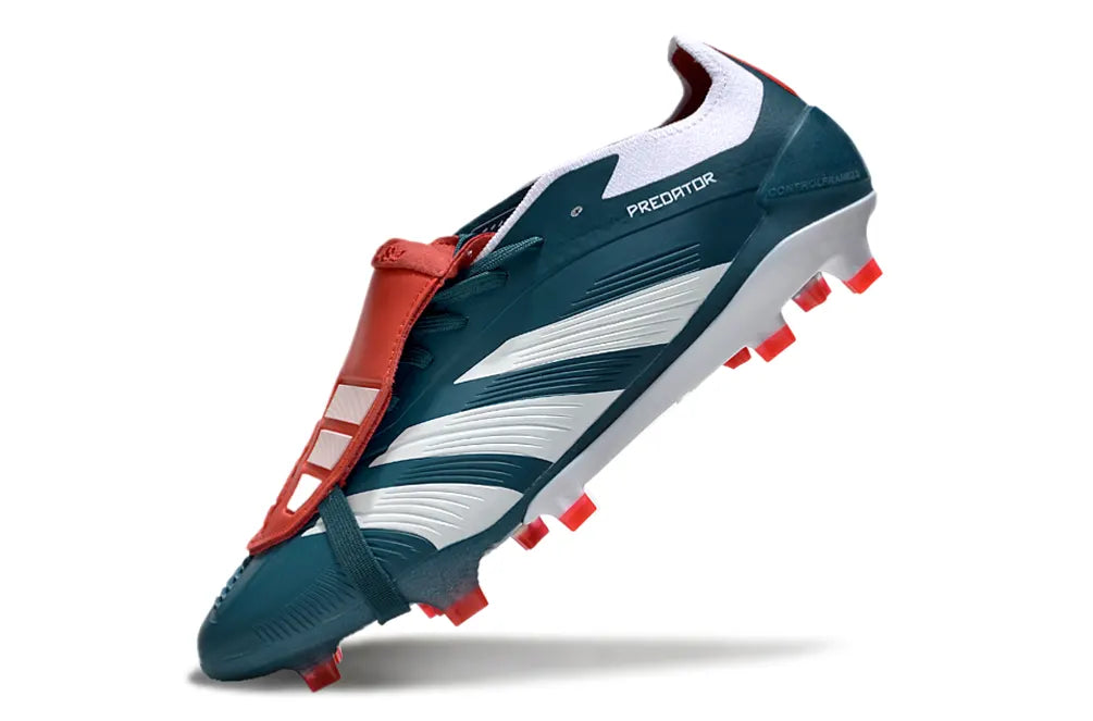 Adidas Predator Teal/Red Cleats - Hình 2