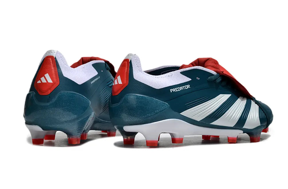Adidas Predator Teal/Red Cleats - Hình 4