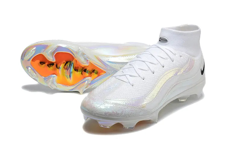 Nike White Iridescent Football Cleats - Hình 7