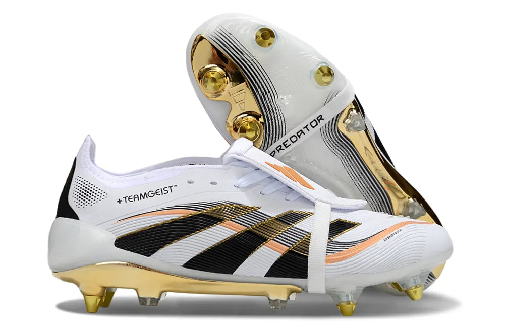 elite Adidas Predator White/Gold - Hình 5