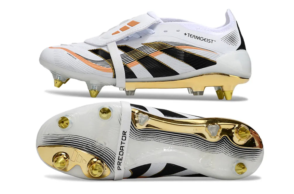 elite Adidas Predator White/Gold - Hình 6