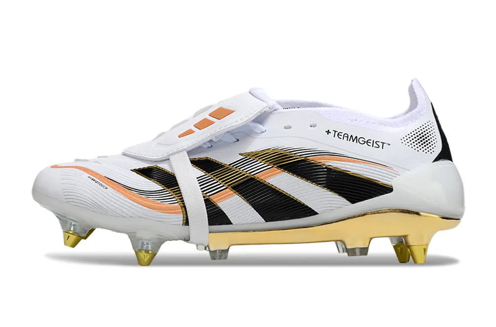 elite Adidas Predator White/Gold - Hình 7