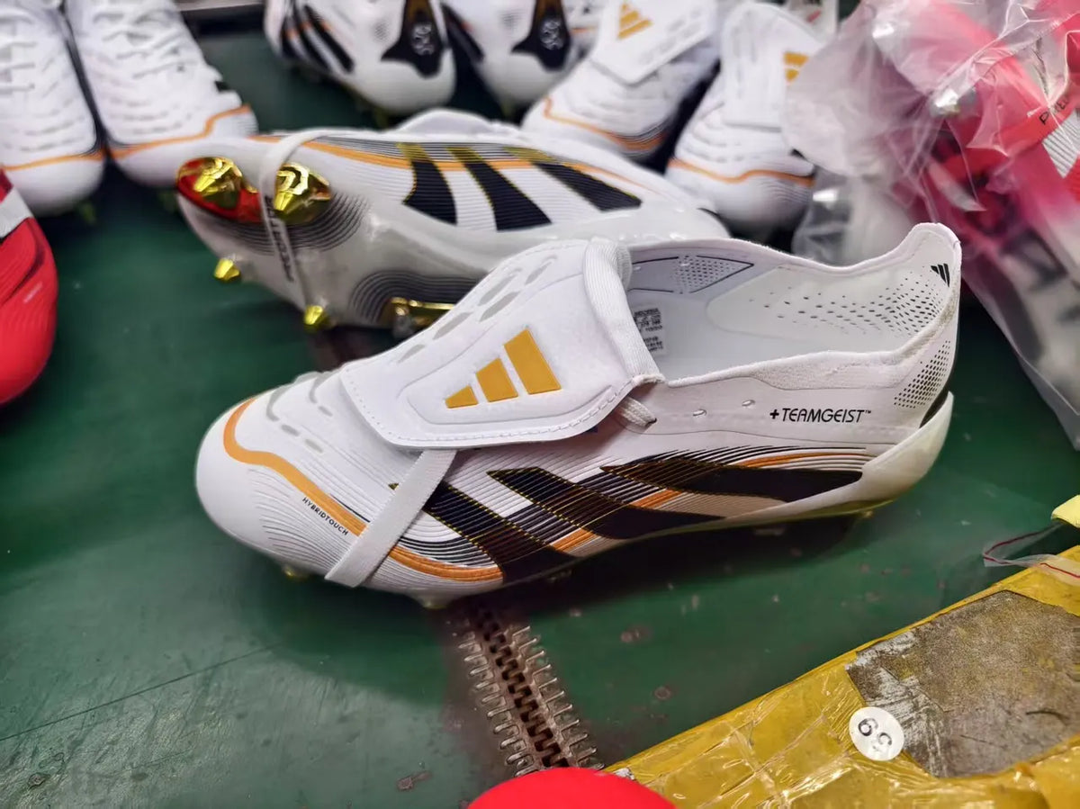 elite Adidas Predator White/Gold - Hình 8