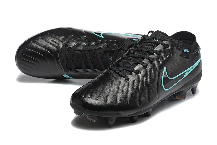 Nike Tiempo Black Turquoise - Hình 6