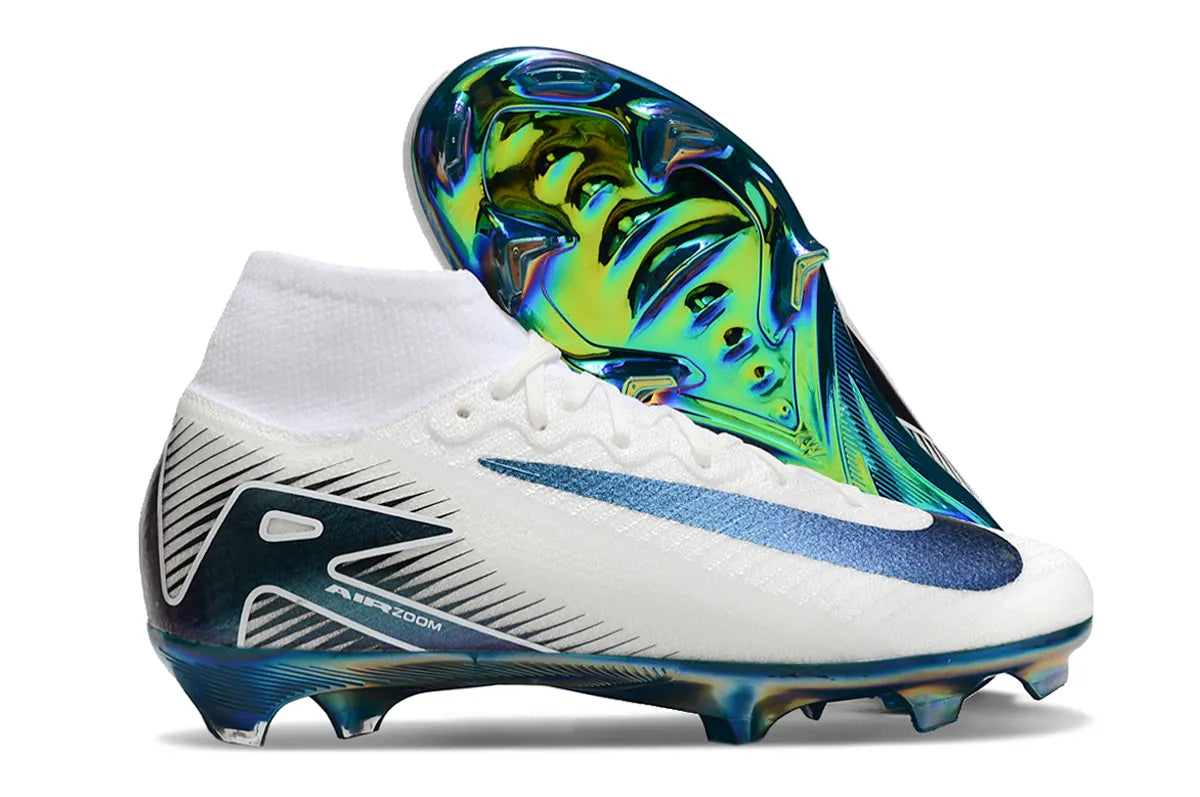 Nike Superfly 9 White/Blue - Hình 3