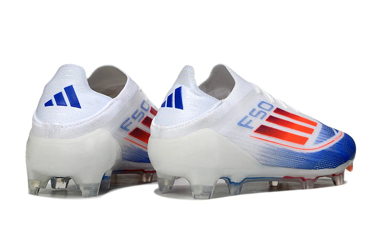 Adidas F50 White/Blue Soccer - Hình 4