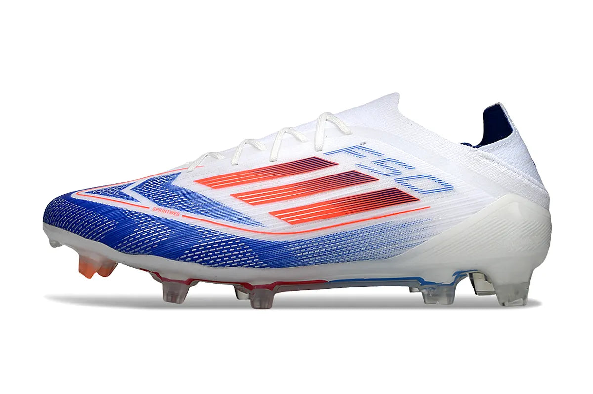 Adidas F50 White/Blue Soccer - Hình 7