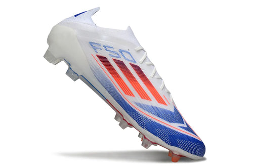 Adidas F50 White/Blue Soccer