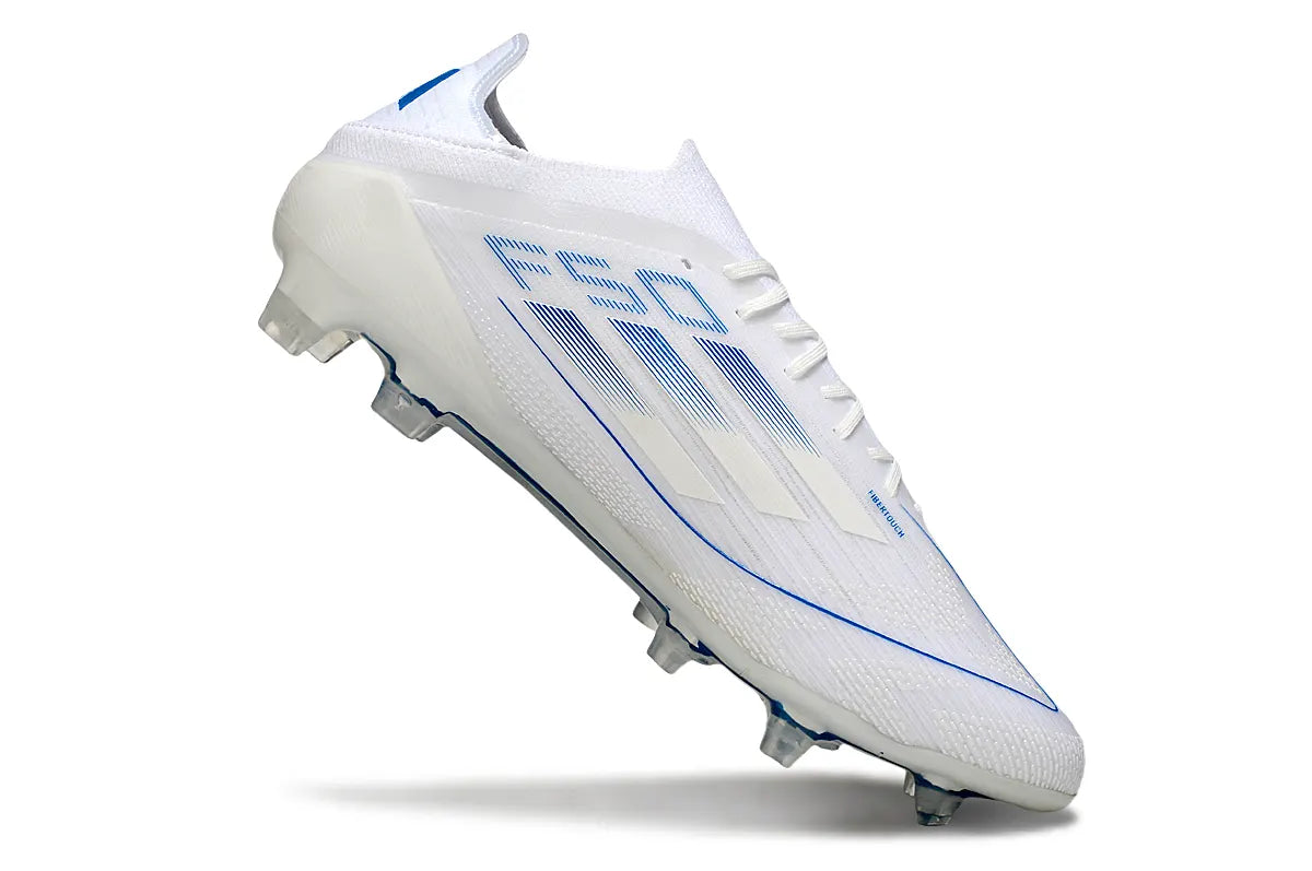 Adidas F50 White Blue FG