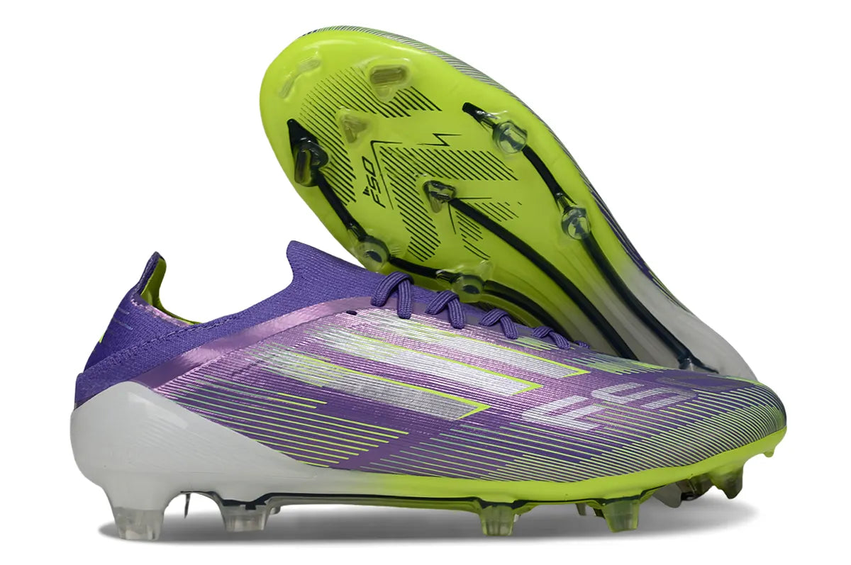 Adidas X Crazyfast.1 Purple/Lime - Hình 5