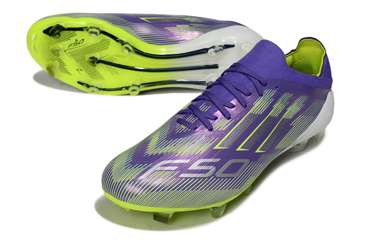 Adidas X Crazyfast.1 Purple/Lime - Hình 3