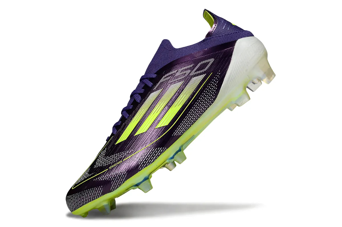 Adidas Purple Lime Cleats - Hình 2