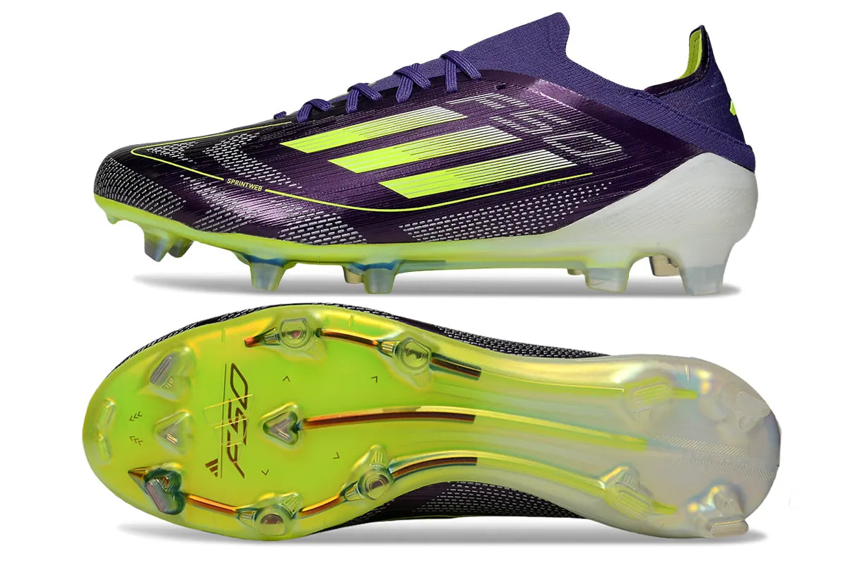 Adidas Purple Lime Cleats - Hình 6
