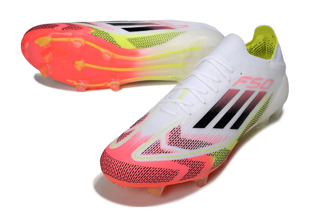 Adidas F50 FG White/Neon - Hình 3