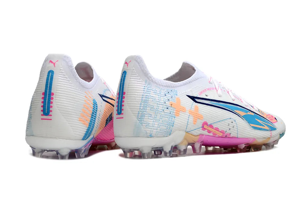 Puma Ultra Pro FG White/Multi - Hình 4