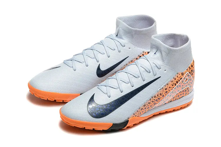 Mercurial Superfly Grey Orange Turf - Hình 7
