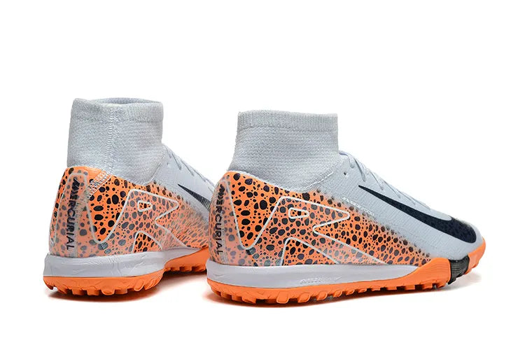 Mercurial Superfly Grey Orange Turf