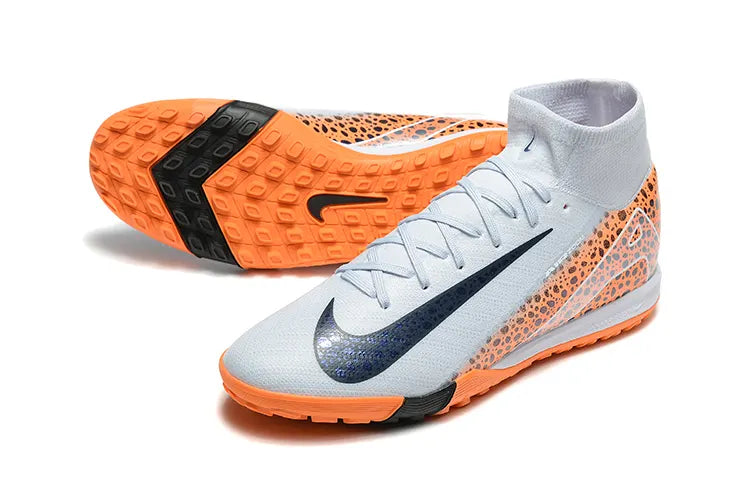 Mercurial Superfly Grey Orange Turf - Hình 6