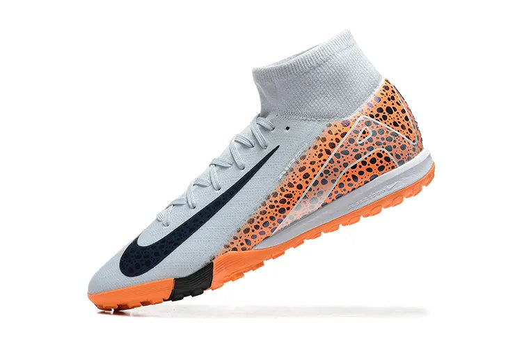 Mercurial Superfly Grey Orange Turf - Hình 3