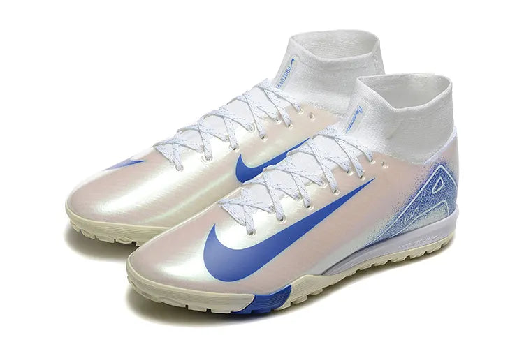 Mercurial Superfly White/Blue Turf - Hình 7
