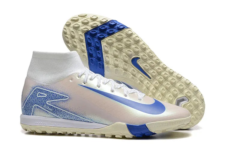Mercurial Superfly White/Blue Turf - Hình 8