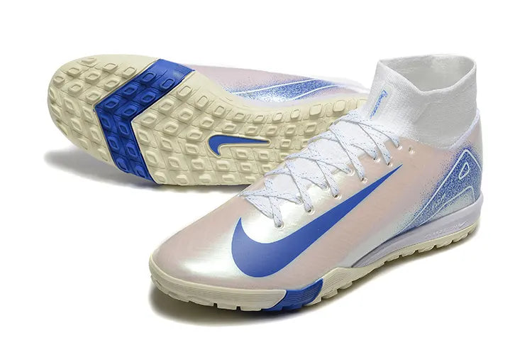 Mercurial Superfly White/Blue Turf - Hình 6