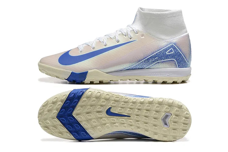 Mercurial Superfly White/Blue Turf - Hình 9
