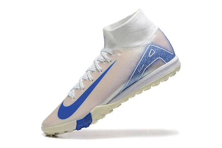 Mercurial Superfly White/Blue Turf - Hình 4