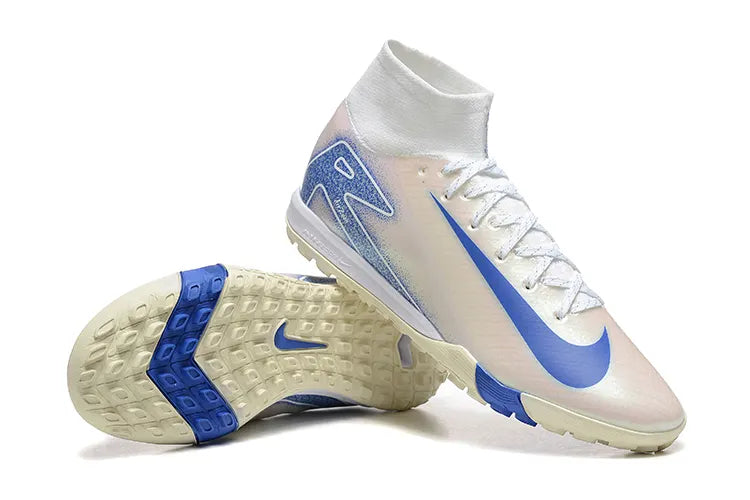 Mercurial Superfly White/Blue Turf - Hình 5