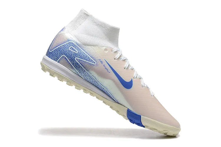 Mercurial Superfly White/Blue Turf - Hình 3