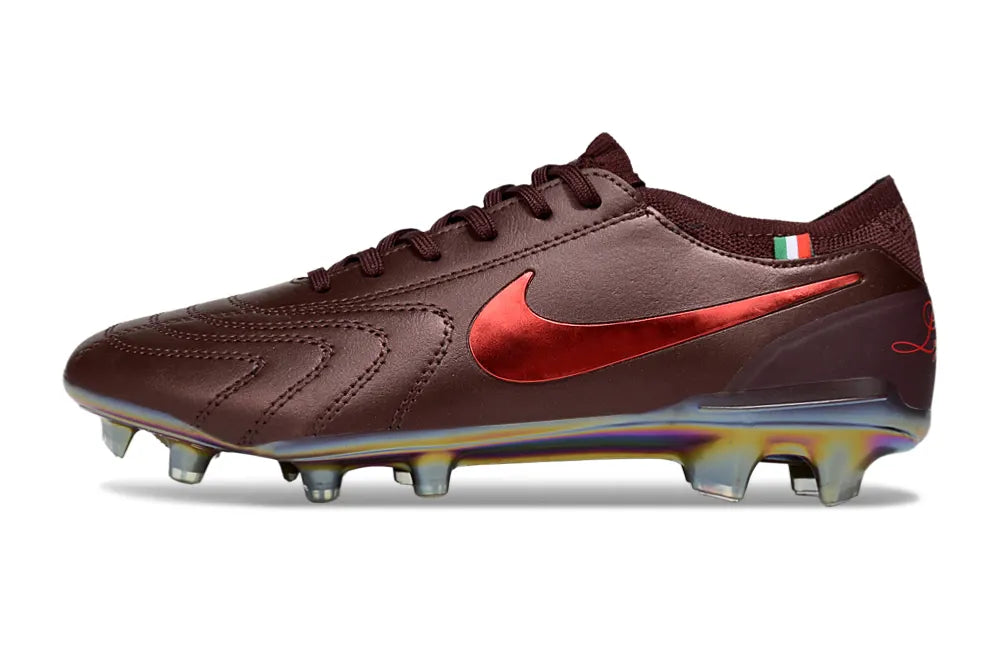 Nike Tiempo Maroon Iridescent FG - Hình 7