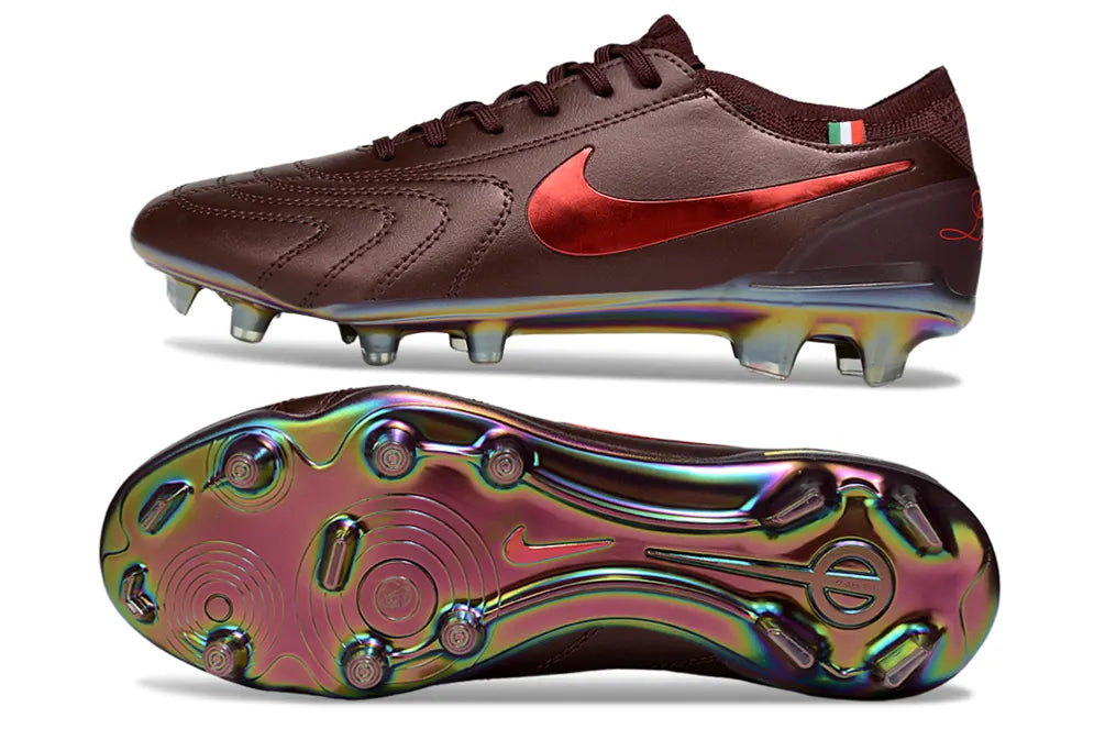 Nike Tiempo Maroon Iridescent FG - Hình 6