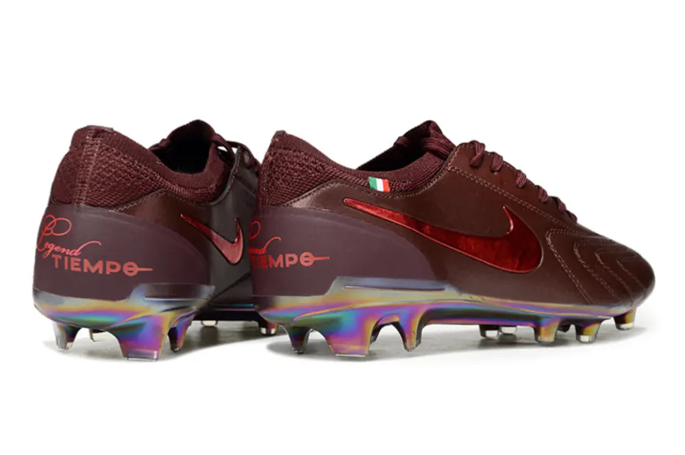 Nike Tiempo Maroon Iridescent FG - Hình 4